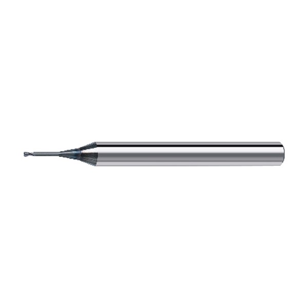 Solid Carbide Long Neck End Mills with Corner Radius, 2Flutes, UU Series