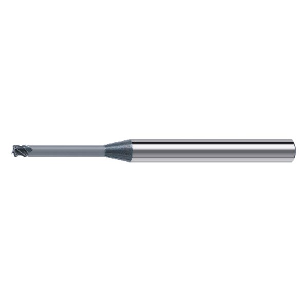 Solid Carbide Long Neck Square End Mills, Shank 4mm, 6mm, UU Series