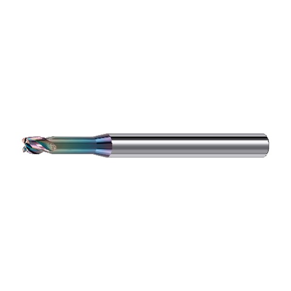 DLC Coated Deep Groove End Mill with Corner Raduis 4 Flute ES Series