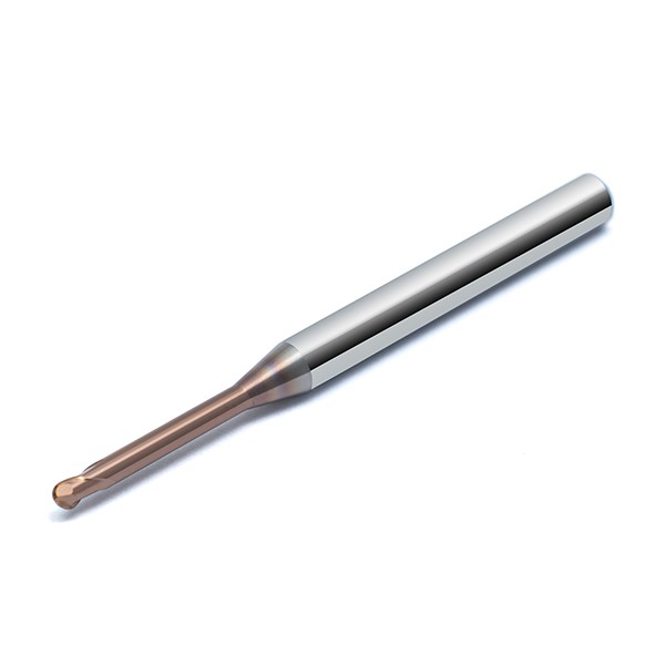 Tungsten Carbide Long Reach Ball Nose Slot Mill 2 Flutes