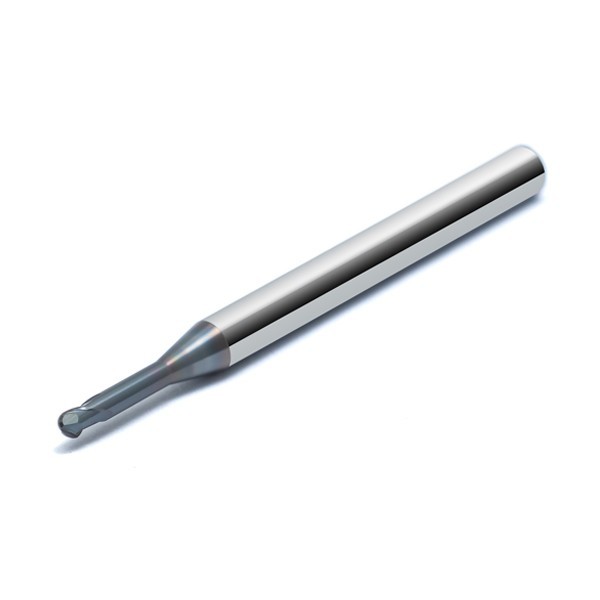 Solid Carbide Long Neck End Mills with Ball Nose, Shank 4mm, 6mm UU Series